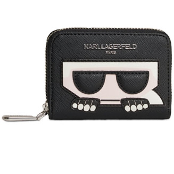 Karl Lagerfeld Handbags - Karl Lagerfeld Black and White Wallet